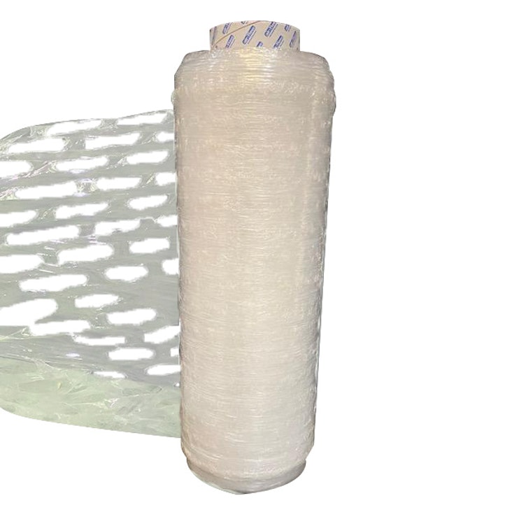 17" W x 1500' L Clear LLDPE Air-Flow™ Vented Hand Stretch Wrap - Case of 4