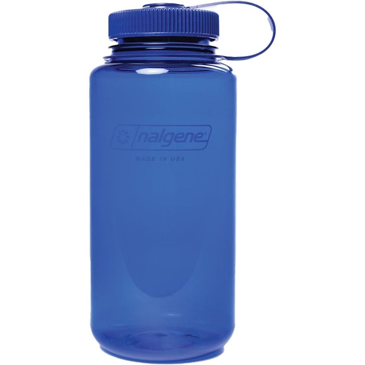 32 oz. Denim Blue Wide Mouth Nalgene® Sustain Bottle, Cap & Loop