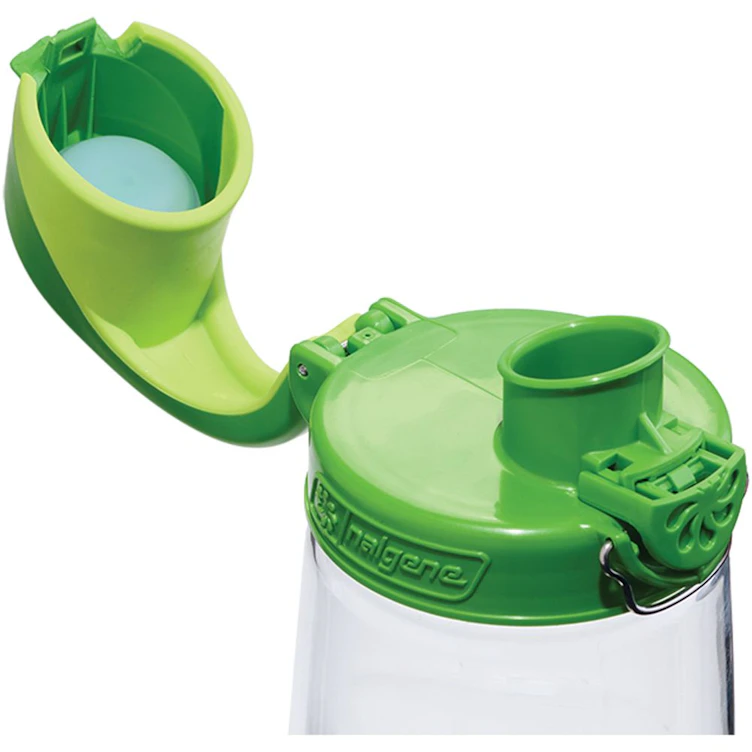24 oz. Blue Nalgene® On The Fly Sustain Water Bottle with Aqua Blue Cap