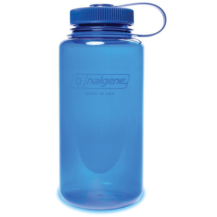 16 oz. Denim Blue Wide Mouth Nalgene® Sustain Bottle, Cap & Loop