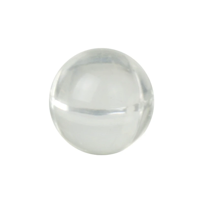 1" Solid Round Clear Acrylic Ball