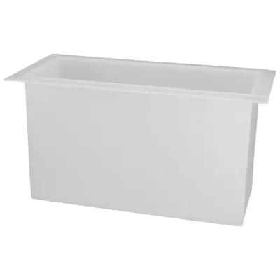 28 Gallon Polypropylene High Temperature Tamco® Tank - 30" L x 12" W x 18" Hgt.