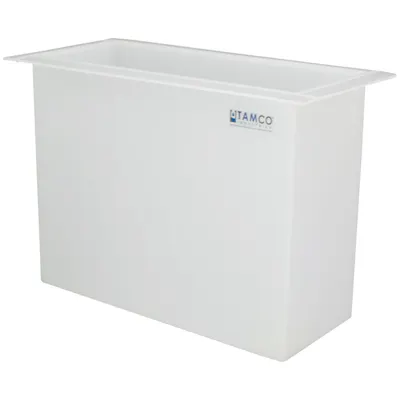 37 Gallon Polypropylene High Temperature Tamco® Tank - 30" L x 12" W x 24" Hgt.