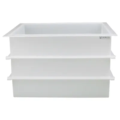 112 Gallon Polypropylene High Temperature Tamco® Tank - 36" L x 30" W x 24" Hgt.