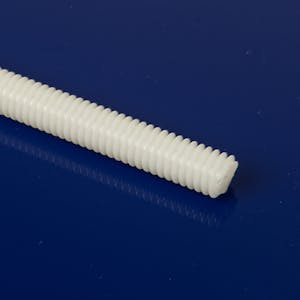 5/16-18 Natural Nylon Threaded Rod (0.312" Diameter)