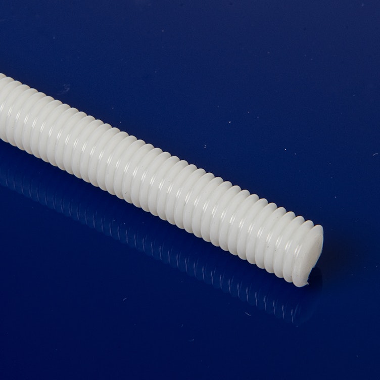 3/8-16 Natural Nylon Threaded Rod (0.375" Diameter)