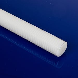 3/4-10 Natural Nylon Threaded Rod (0.750" Diameter)