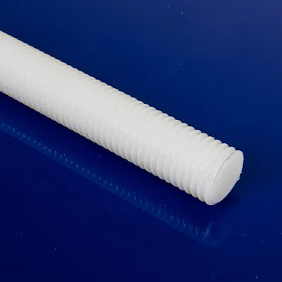 3/4-10 Natural Nylon Threaded Rod (0.750" Diameter)