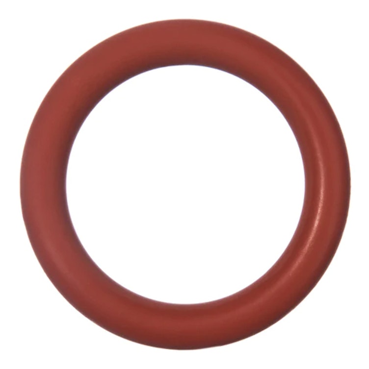 3/32" Thick Red Silicone O-Rings