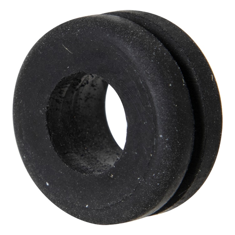 7/16" Groove Dia. Black Vinyl Round Grommet - Package of 25