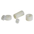 0.188" OD x 0.125" L Natural Nylon Spacer for #4 Screw Size - Package of 100