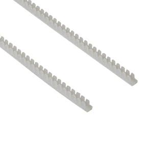 0.175" Opening Width Mil-Spec Molded Natural Nylon Gromstrip for Panels 0.052" to 0.085" Thick