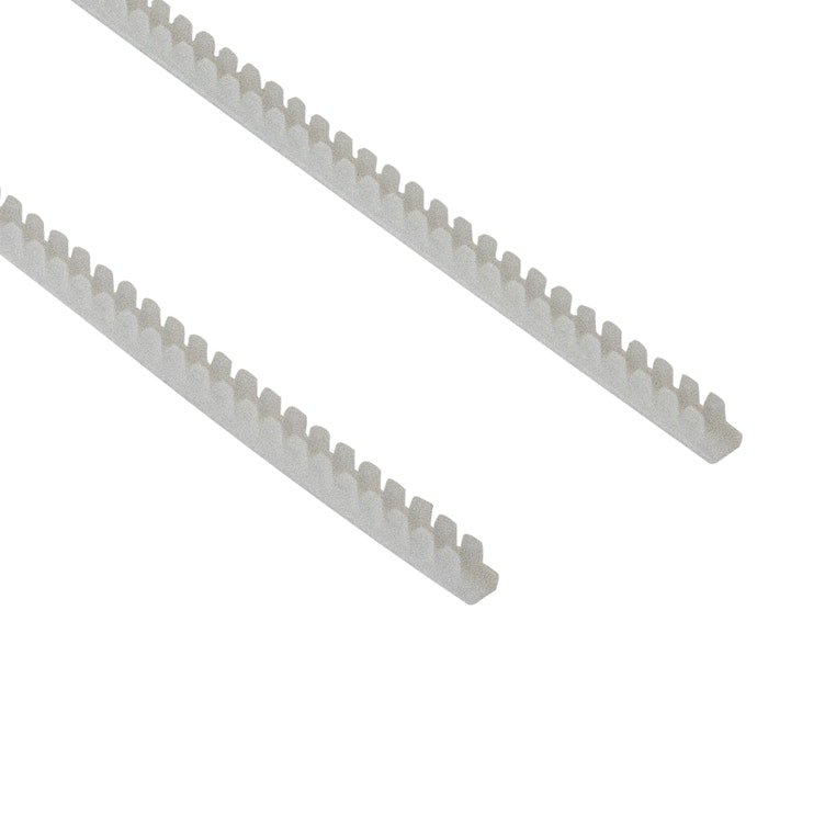 0.150" Opening Width Mil-Spec Molded Natural Nylon Gromstrip for Panels 0.015" to 0.052" Thick