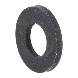 0.12" ID x 0.25" OD x 0.031" Thick Black Neoprene Flat Washer for #6 Screw Size - Package of 100