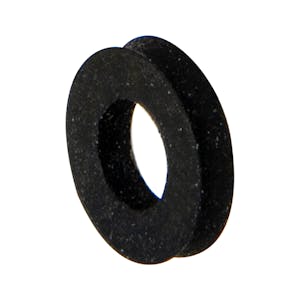 0.15" ID x 0.312" OD x 0.062" Thick Black Neoprene Flat Washers for #8 Screw Size - Package of 100