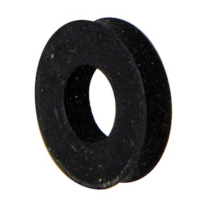 0.195" ID x 0.437" OD x 0.093" Thick Black Neoprene Flat Washers for #12 Screw Size - Package of 100