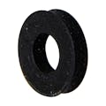 0.195" ID x 0.437" OD x 0.093" Thick Black Neoprene Flat Washers for #12 Screw Size - Package of 100