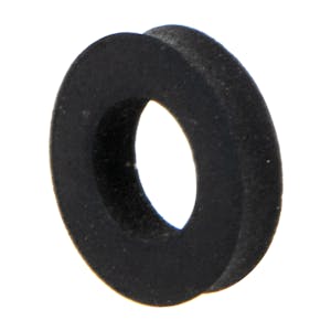 0.29" ID x 0.562" OD x 0.125" Thick Black Neoprene Flat Washers for 5/16" Screw Size - Package of 100