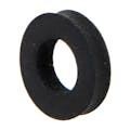 0.29" ID x 0.562" OD x 0.125" Thick Black Neoprene Flat Washers for 5/16" Screw Size - Package of 100