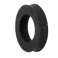 0.355" ID x 0.625" OD x 0.125" Thick Black Neoprene Flat Washers for 3/8" Screw Size - Package of 100