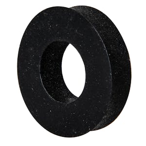 0.49" ID x 1.062" OD x 0.25" Thick Black Neoprene Flat Washers for 1/2" Screw Size - Package of 100