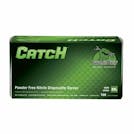 Extra Large Heavy-Duty Catch® Textured Green Nitrile Gloves (100 per Box)