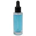 30mL Clear Tall Cylinder Glass Bottle with 18/415 Smooth Black Cervino Dropper Cap with Black Rubber Bulb & Ball Tip Glass Pipette