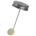 1-3/4" Delta Metal Screw Cap with 3/4" Dia. Wool Dauber & 3-3/4" L Applicator