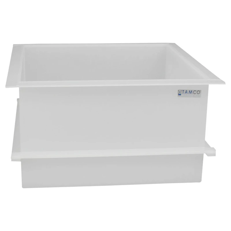70 Gallon Polypropylene High Temperature Tamco® Tank - 30" L x 30" W x 18" Hgt.