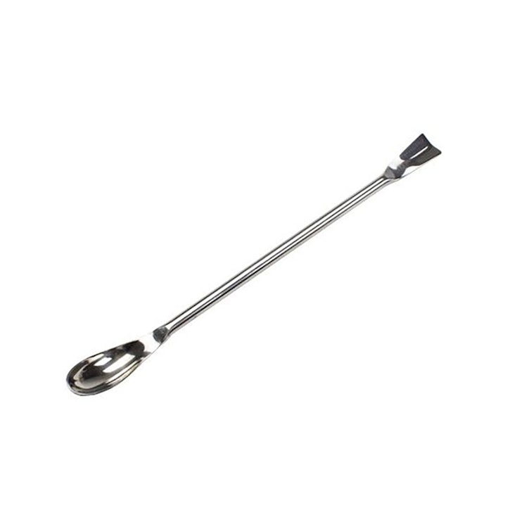 185mm L Stainless Steel Offset Spoon Spatula with 5° Offset