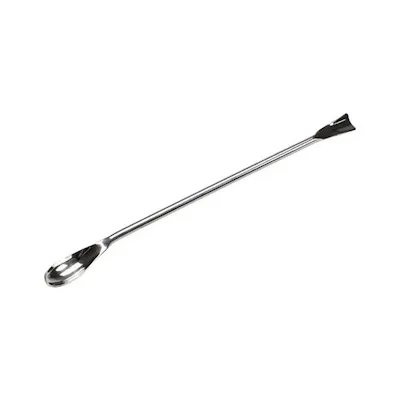 210mm L Stainless Steel Offset Spoon Spatula with 5° Offset