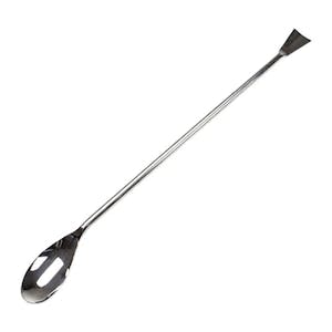 395mm L Stainless Steel Offset Spoon Spatula with 8° Offset