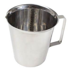 1000mL Graduated Stainless Steel Beaker with Handle