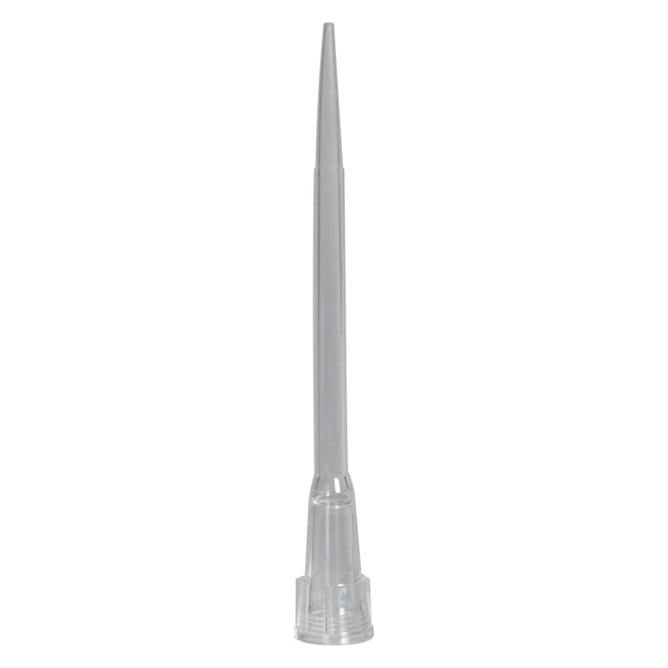 0.5 to 10µL Natural Polypropylene Micropipette Tips - Case of 1000