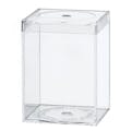 Clear Polystyrene Box with Flat Top Lid - 2-5/16" L x 2-5/16" W x 3-1/16" Hgt. (Case of 15)