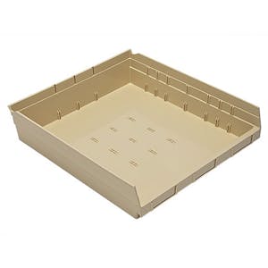 Ivory Quantum® Extra-Wide Shelf Bin - 17-7/8" L x 16-1/2" W x 4" Hgt.