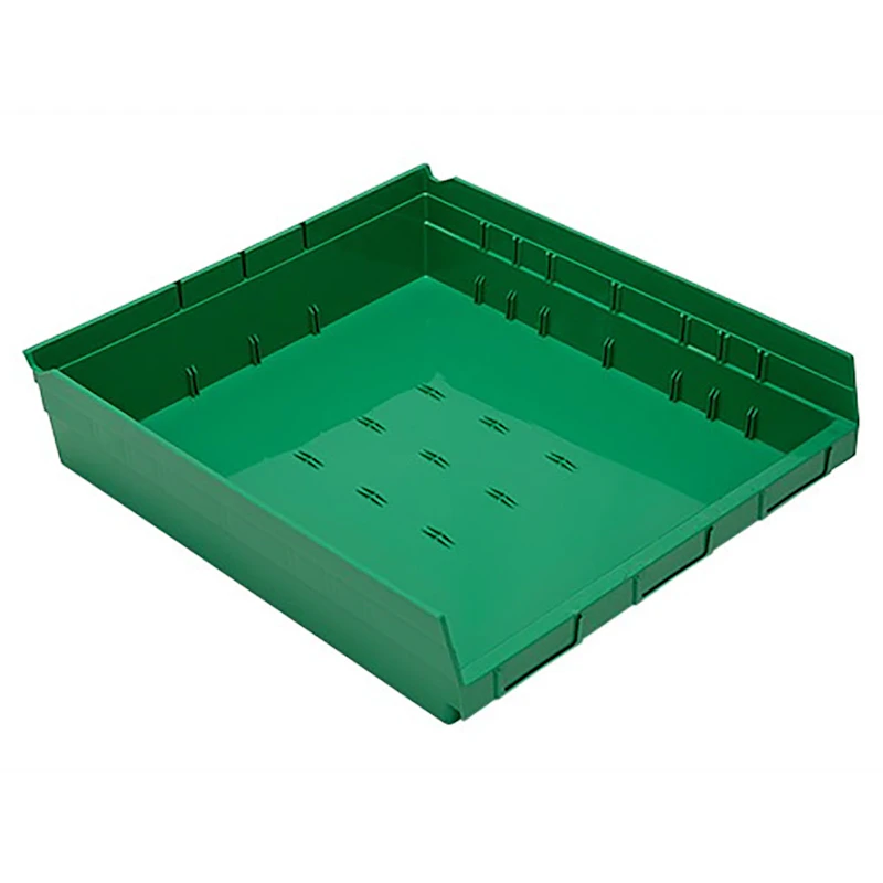 Green Quantum® Extra-Wide Shelf Bin - 17-7/8" L x 16-1/2" W x 4" Hgt.