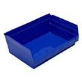 Blue Quantum® Extra-Wide Shelf Bin - 11-5/8" L x 16-1/2" W x 6" Hgt.
