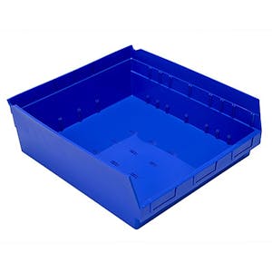 Blue Quantum® Extra-Wide Shelf Bin - 17-7/8" L x 16-1/2" W x 6" Hgt.