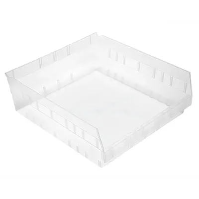 Clear Quantum® Extra-Wide Shelf Bin - 17-7/8" L x 16-1/2" W x 6" Hgt.