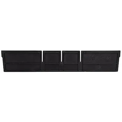 Black Width Dividers for 16-1/2" W x 4" Hgt. Quantum® Extra-Wide Shelf Bins - Package of 24