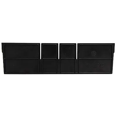 Black Width Dividers for 16-1/2" W x 6" Hgt. Quantum® Extra-Wide Shelf Bins - Package of 24