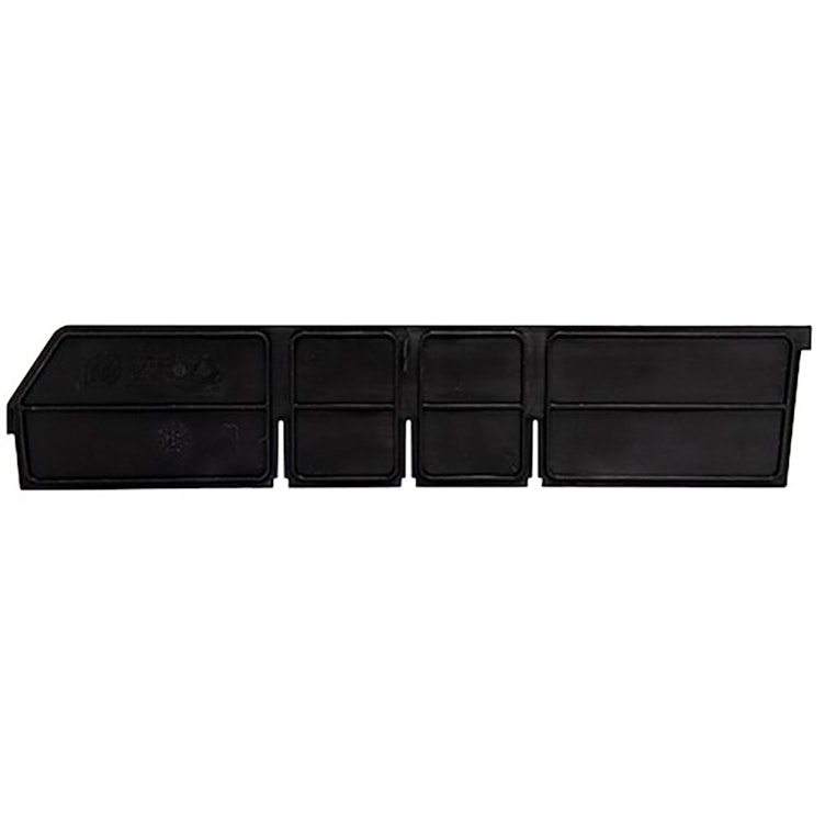 Black Length Dividers for 17-7/8" L x 4" Hgt. Quantum® Extra-Wide Shelf Bins - Package of 6
