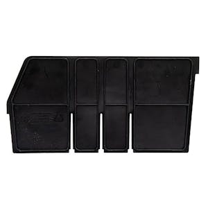 Black Length Dividers for 11-5/8" L x 6" Hgt. Quantum® Extra-Wide Shelf Bins - Package of 6