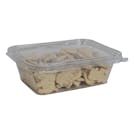 24 oz. Clear PET (10% PCR Material) Rectangular Safe-T-Fresh® Tamper-Evident Clamshell Food Container - Case of 200