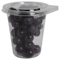 16 oz. Clear PET (10% PCR Material) Round Safe-T-Fresh® Tamper-Evident Clamshell Food Cup with Flat Lid - Case of 232