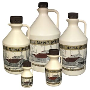 Maple Syrup Cruchon Jugs with Tamper-Evident Caps