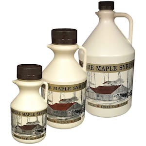Maple Syrup Cruchon Jugs with Tamper-Evident Caps