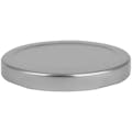 70mm Silver Metal 4-Lead Lug Cap with Plastisol Liner & No Button