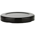 70mm Black Metal 4-Lead Lug Cap with Plastisol Liner & No Button